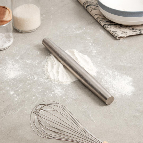Stainless Steel French Rolling Pin 12" 5