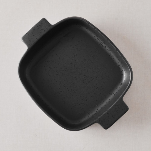 Sango Black Small Square Baker 22.6 x 21.6cm 3