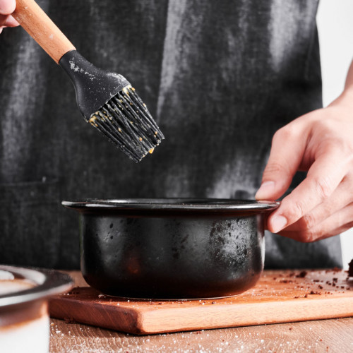 Sango Black Round Pie Dish 11.8cm 4