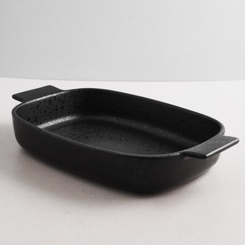 Sango Black Medium Rectangular Baker 29.5 x 20.2cm