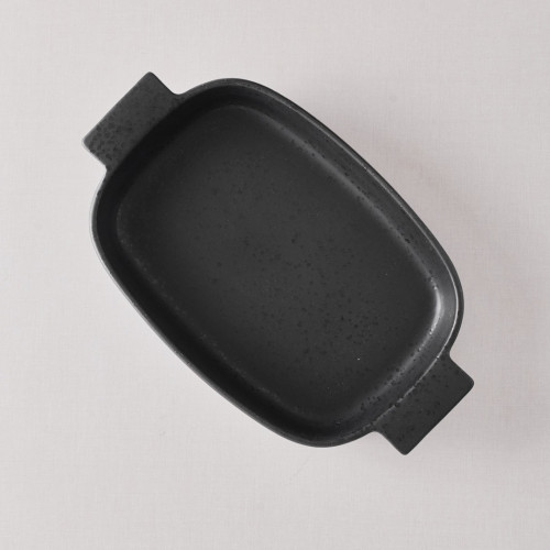 Sango Black Small Rectangular Baker 18.8 x 13.4cm 2