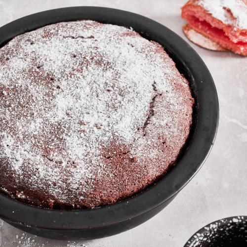 Sango Black Round Pie Plate 16.6cm 5