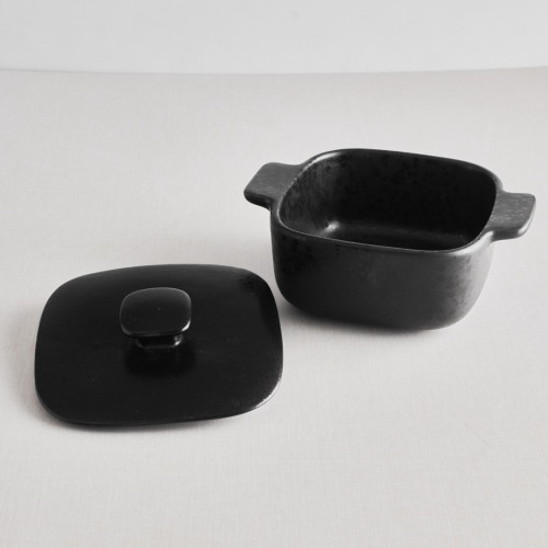 Sango Black Mini Square Baker 12.2 x 12.2cm Set 3