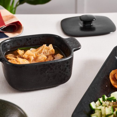 Sango Black Mini Square Baker 12.2 x 12.2cm Set 5