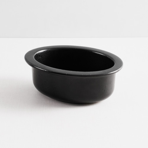 Sango Black Oval Pie Dish 13.7 x 10.4cm