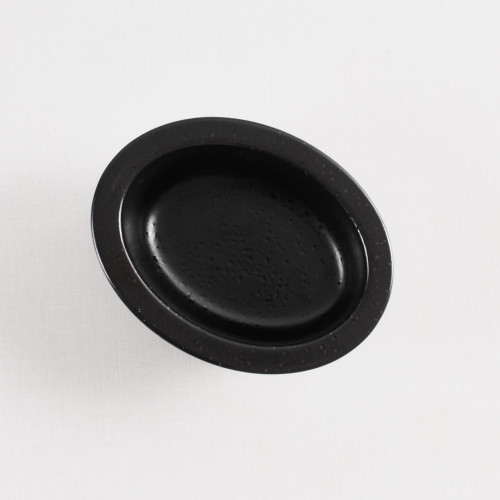 Sango Black Oval Pie Dish 13.7 x 10.4cm 3