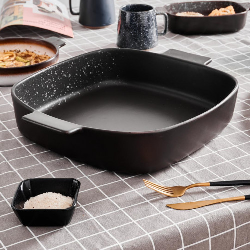 Sango Brown Medium Square Baker 31.4 x 31.4cm 4