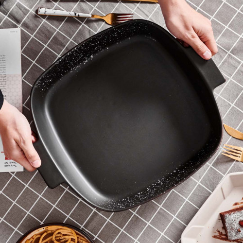 Sango Brown Medium Square Baker 31.4 x 31.4cm 5