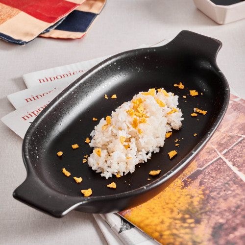 Sango Brown Medium Oval Eared Dish 24.2 x 14.4cm 4