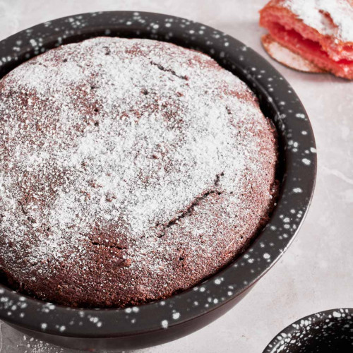 Sango Brown Round Pie Plate 16.6cm 5