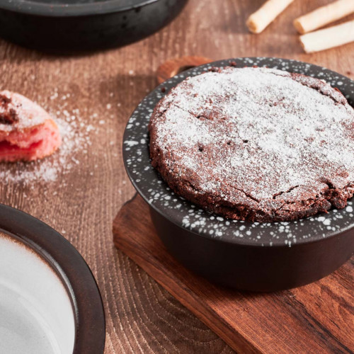 Sango Brown Round Pie Dish 11.8cm 4