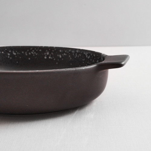 Sango Brown Round Eared Dish 17.2cm 2