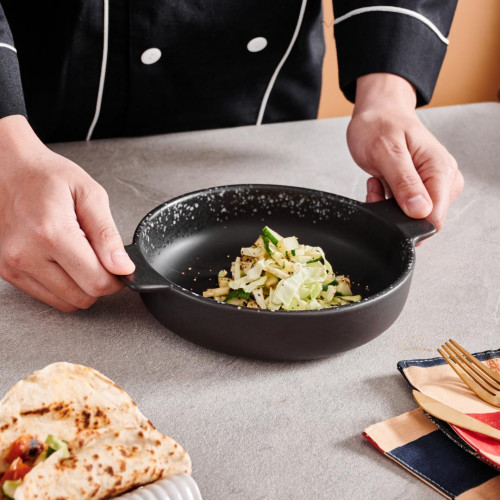 Sango Brown Round Eared Dish 17.2cm 4