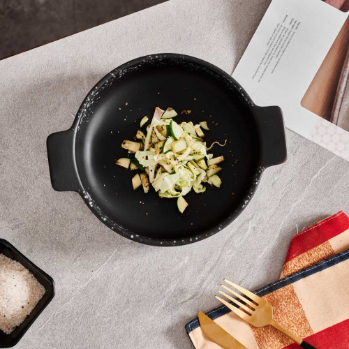 Sango Brown Round Eared Dish 17.2cm 5