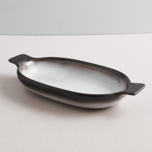 Sango Radiance Small Oval Eared Dish 19 x 11.1cm