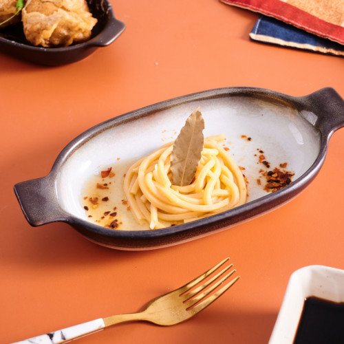Sango Radiance Small Oval Eared Dish 19 x 11.1cm 3