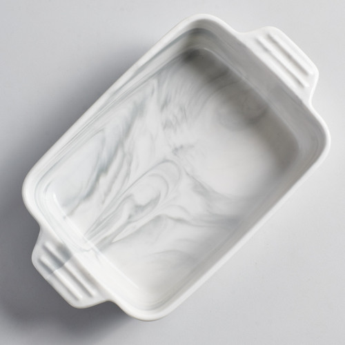 Rectangular Marble Glazed Baking Pan 10" 3