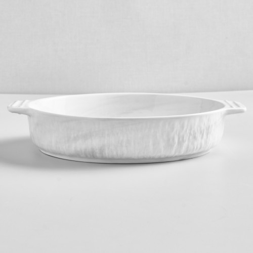 Oval Marble Glazed Baking Pan 10" 3