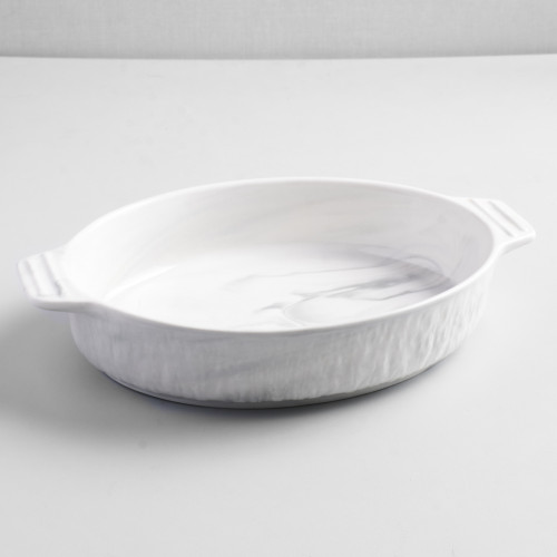 Oval Marble Glazed Baking Pan 10" 5