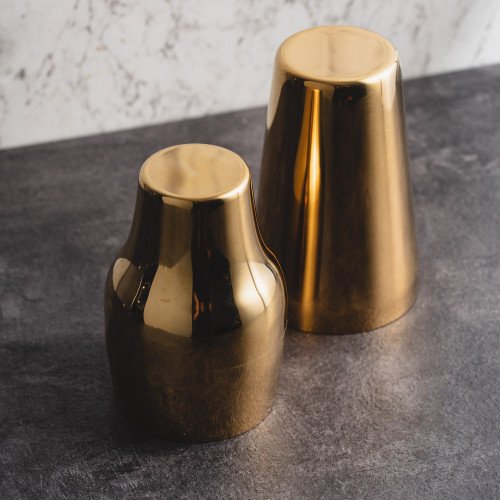 COCKTAIL SHAKER GOLD 500cc 2