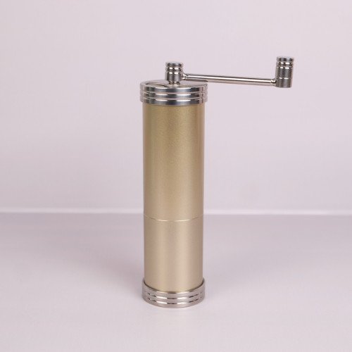 Manual Stainless Steel Coffee Grinder Champagne Gold