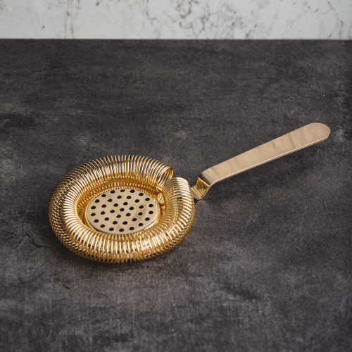 Hawthorne Ice Cocktail Strainer Gold