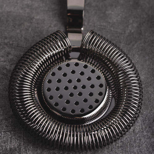 Hawthorne Ice Cocktail Strainer Black 4