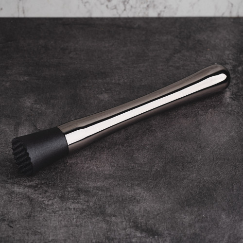 Stainless Steel Cocktail Muddler Black