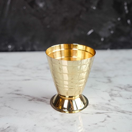 Euro Oneside Jigger 75ml Gold