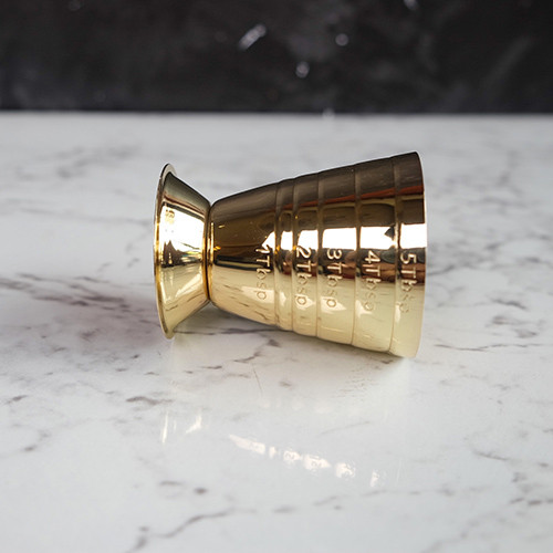 Euro Oneside Jigger 75ml Gold 2