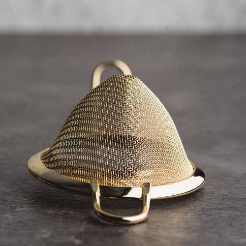 Fine Mesh Ice Cocktail Strainer Gold 2