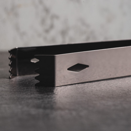 Stainless Steel Ice Tong Black 2