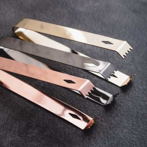 Stainless Steel Ice Tong Black 5