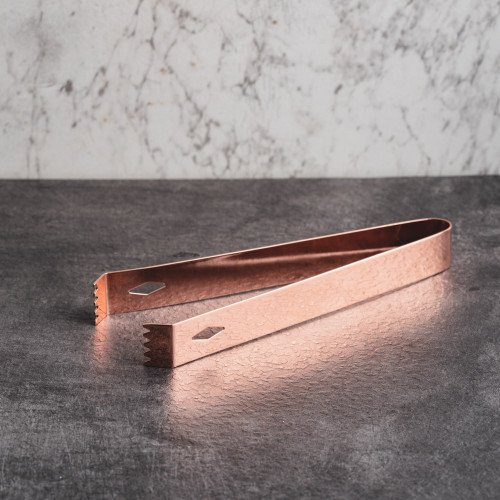 Stainless Steel Ice Tong Rose Gold