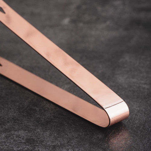 Stainless Steel Ice Tong Rose Gold 2