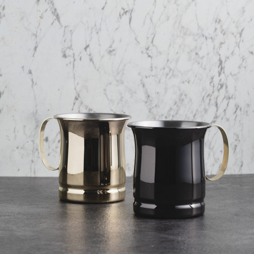 Moscow Mule Cocktail 375ml Tankard Mug Black 3