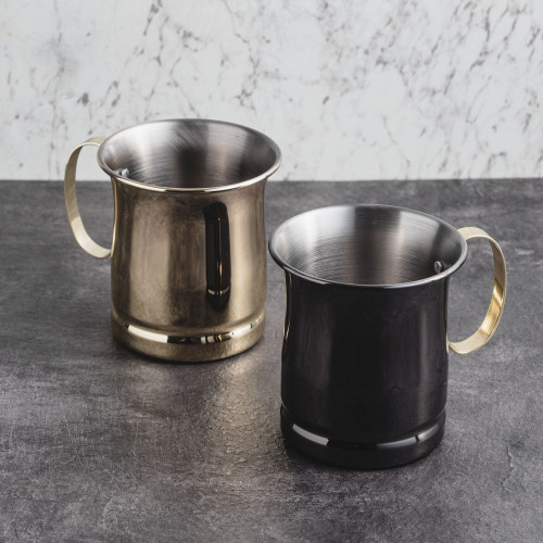 Moscow Mule Cocktail 375ml Tankard Mug Black 4