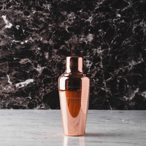 Classic Cobbler Cocktail Shaker 400ml Rose Gold 3