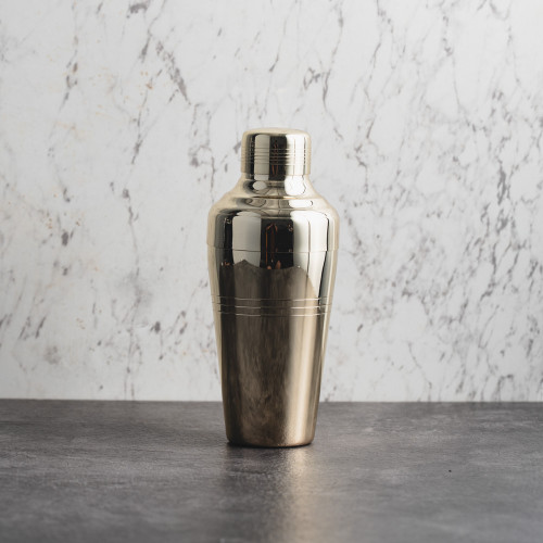 Classic Cobbler Cocktail Shaker 400ml Gold