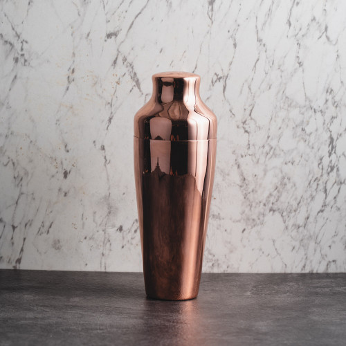 Parisian Cocktail Shaker 550ml Rose Gold 3