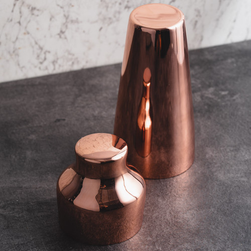 Parisian Cocktail Shaker 550ml Rose Gold 4