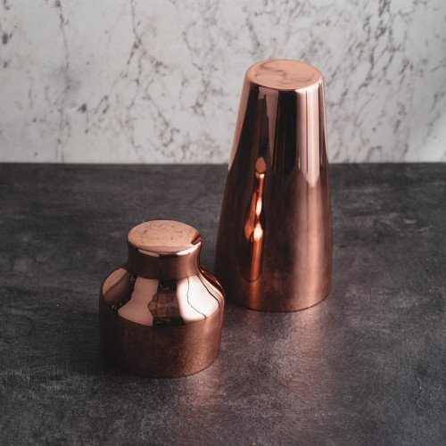Parisian Cocktail Shaker 550ml Rose Gold 5