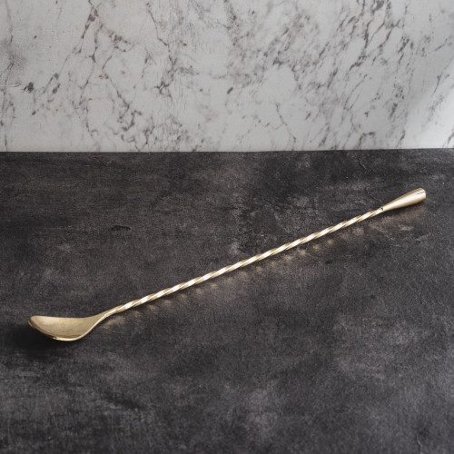 12 inches Cocktail Mixing Spoon Gold