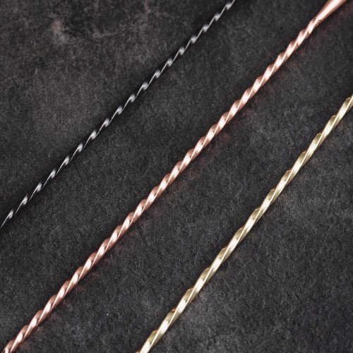 12 inches Cocktail Mixing Spoon Rose Gold 6