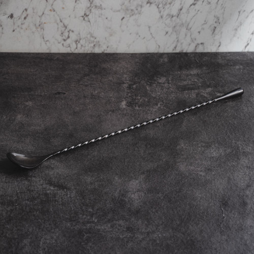 12 inches Cocktail Mixing Spoon Black