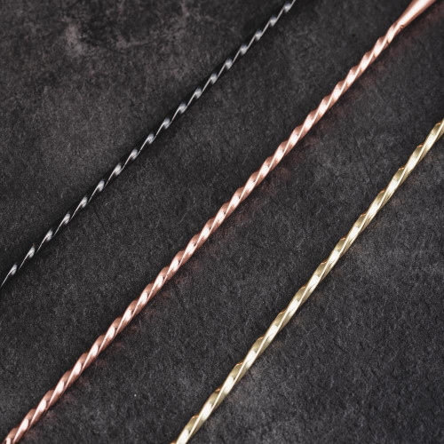 12 inches Cocktail Mixing Spoon Black 7