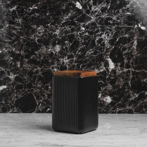 Minimalist Kitchen Canister 1000ml Black