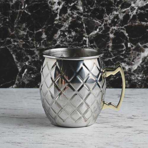 Moscow Mule Diamond 500ml Silver Mug