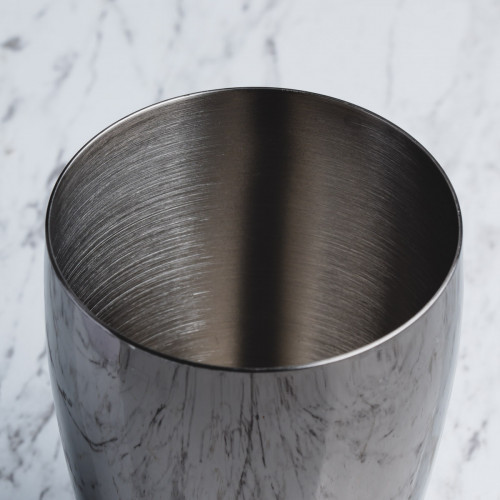 Oval 3-pieces Cocktail Shaker 500ml Black 4