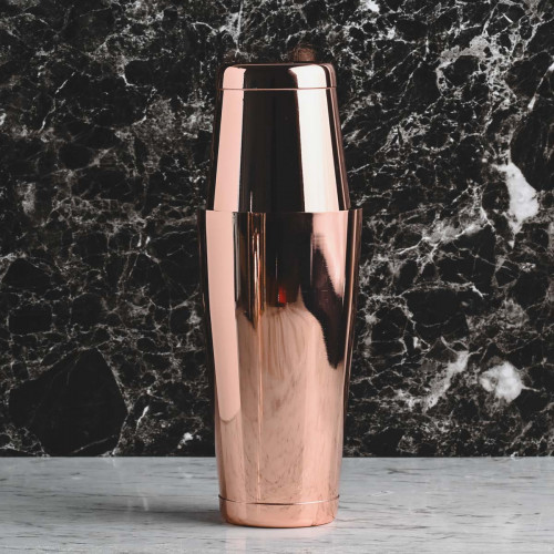 Boston Cocktail Shaker 550ml Rose Gold